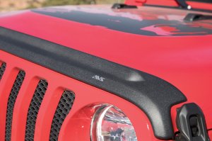 Jeep Gladiator JT Hood Shield - Aeroskin II - Low Profile - Black Jeep Gladiator JT Hood Shield - Aeroskin II - Low Profile - Black